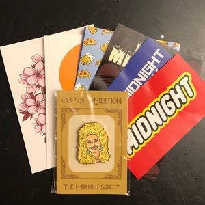 Cup of Ambition pin & stickers (Midnight Society)